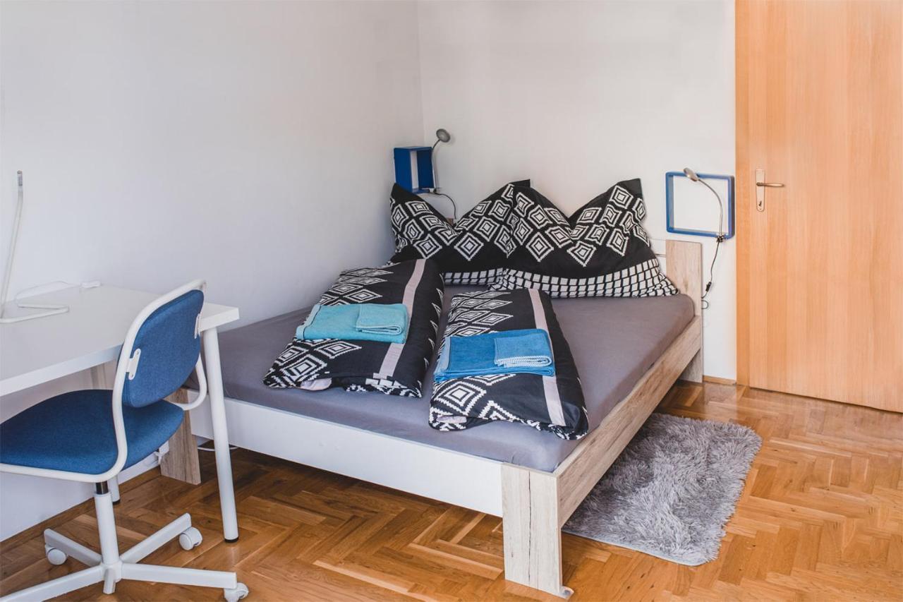 Helles 3 Schlafzimmer Apartment Zwischen Zagreb Zentrum & Natur Exterior foto